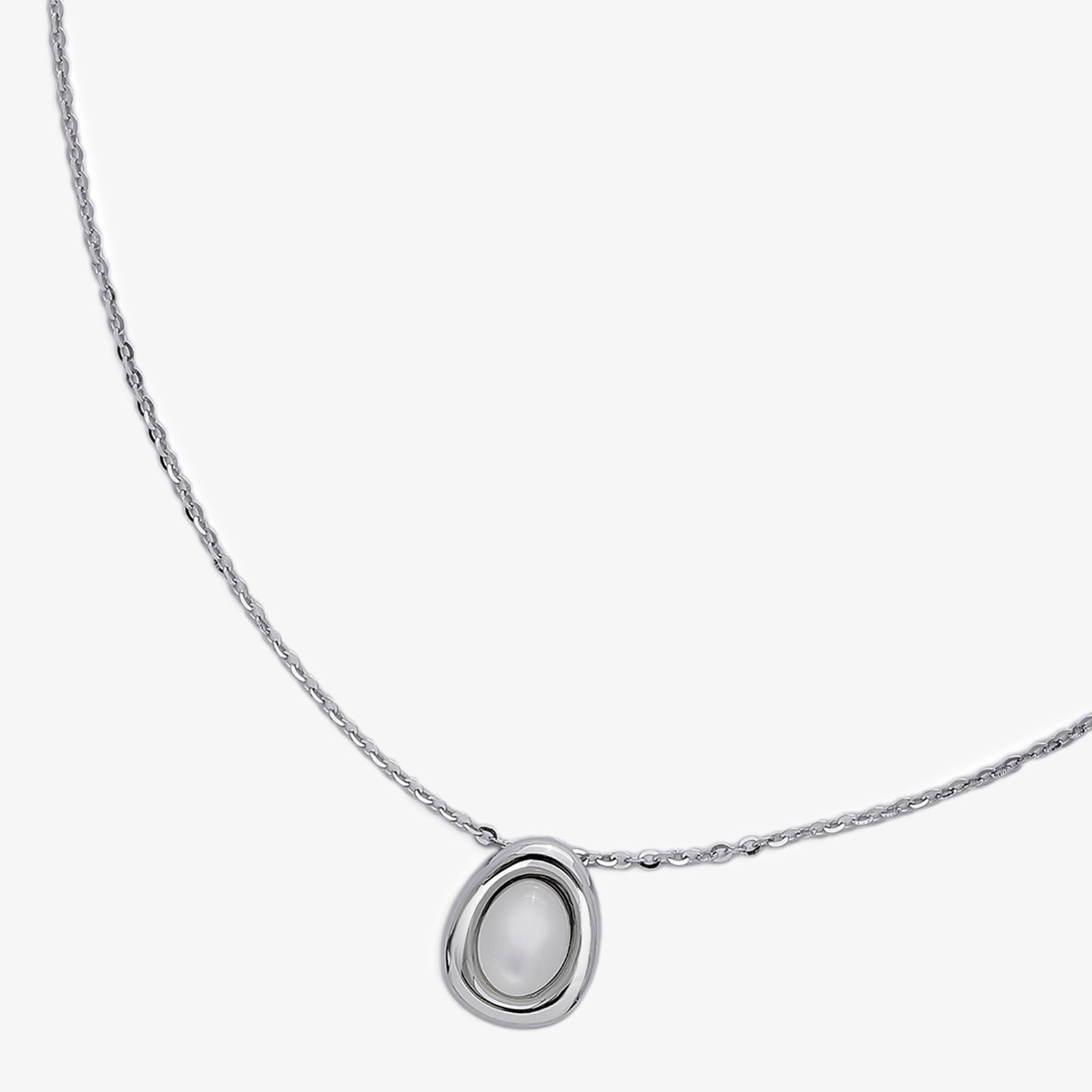 Neck Chain For Women With White Opal
