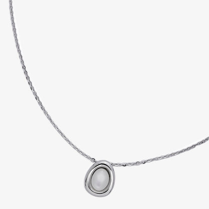 Neck Chain For Women With White Opal - Tweov Jewels