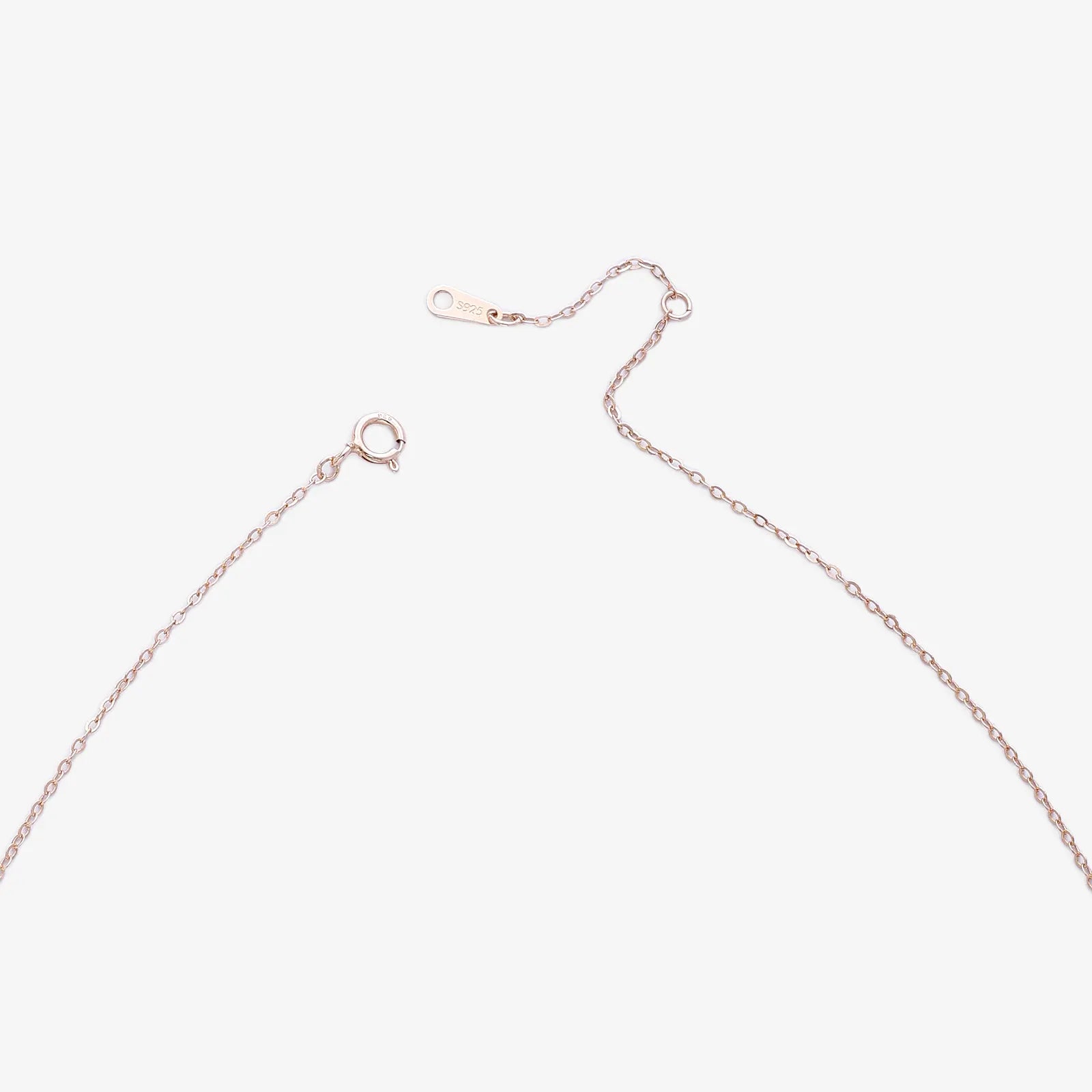 Rose Gold Plated Heartlock Silver Necklace - Tweov Jewels