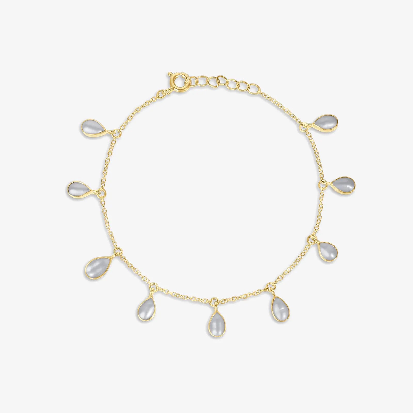 Gold Plated Silver Pearl Bracelet - Tweov Jewels