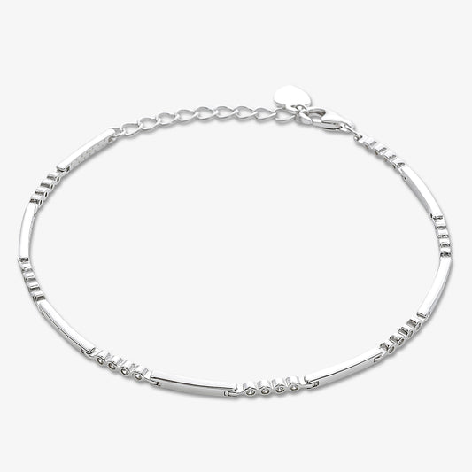 925 Sterling Silver Cubic Zirconia Bracelet for Women