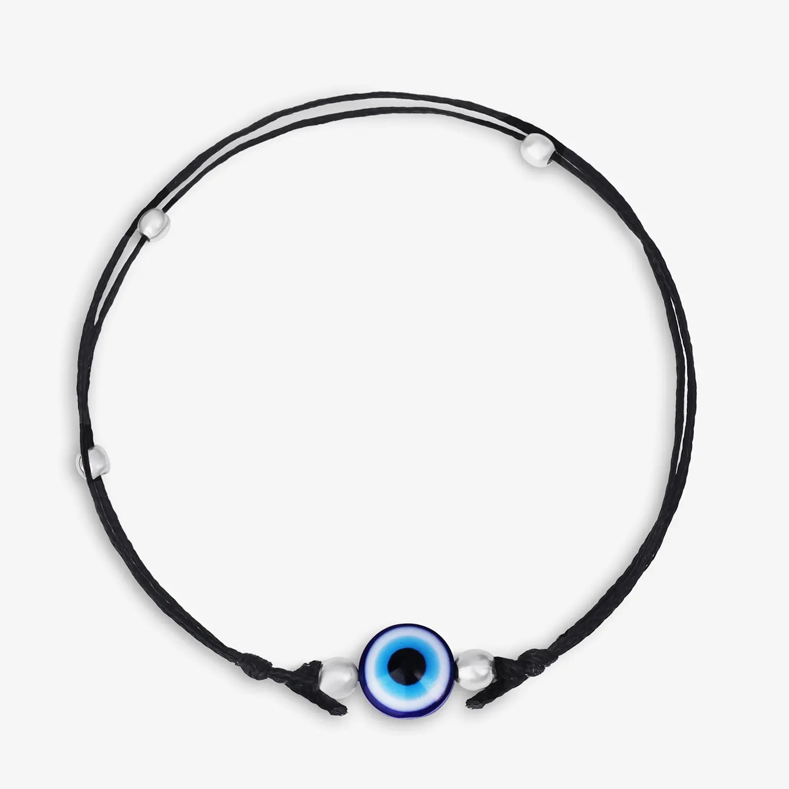 Evil Eye Black Thread Anklet