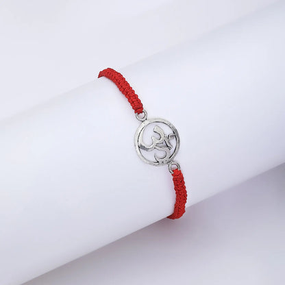 Silver Om Rakhi for Brother