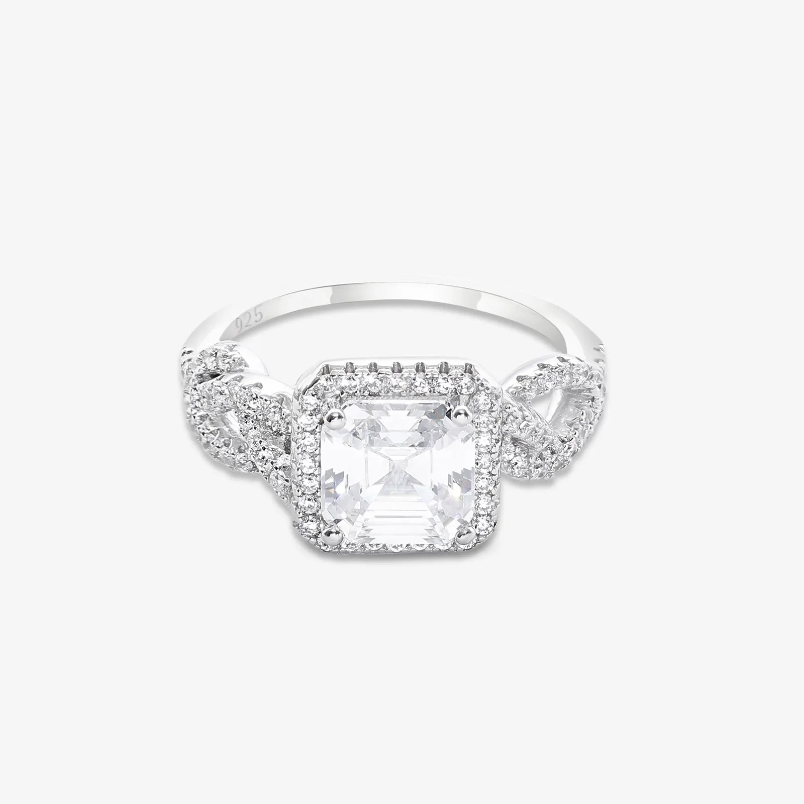Stylish Floral Design Women Silver Ring - Tweov Jewels