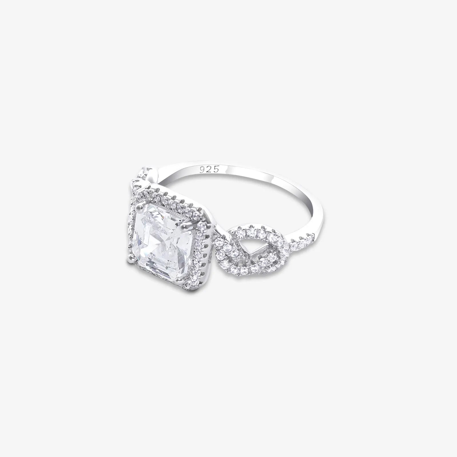 Stylish Floral Design Women Silver Ring - Tweov Jewels