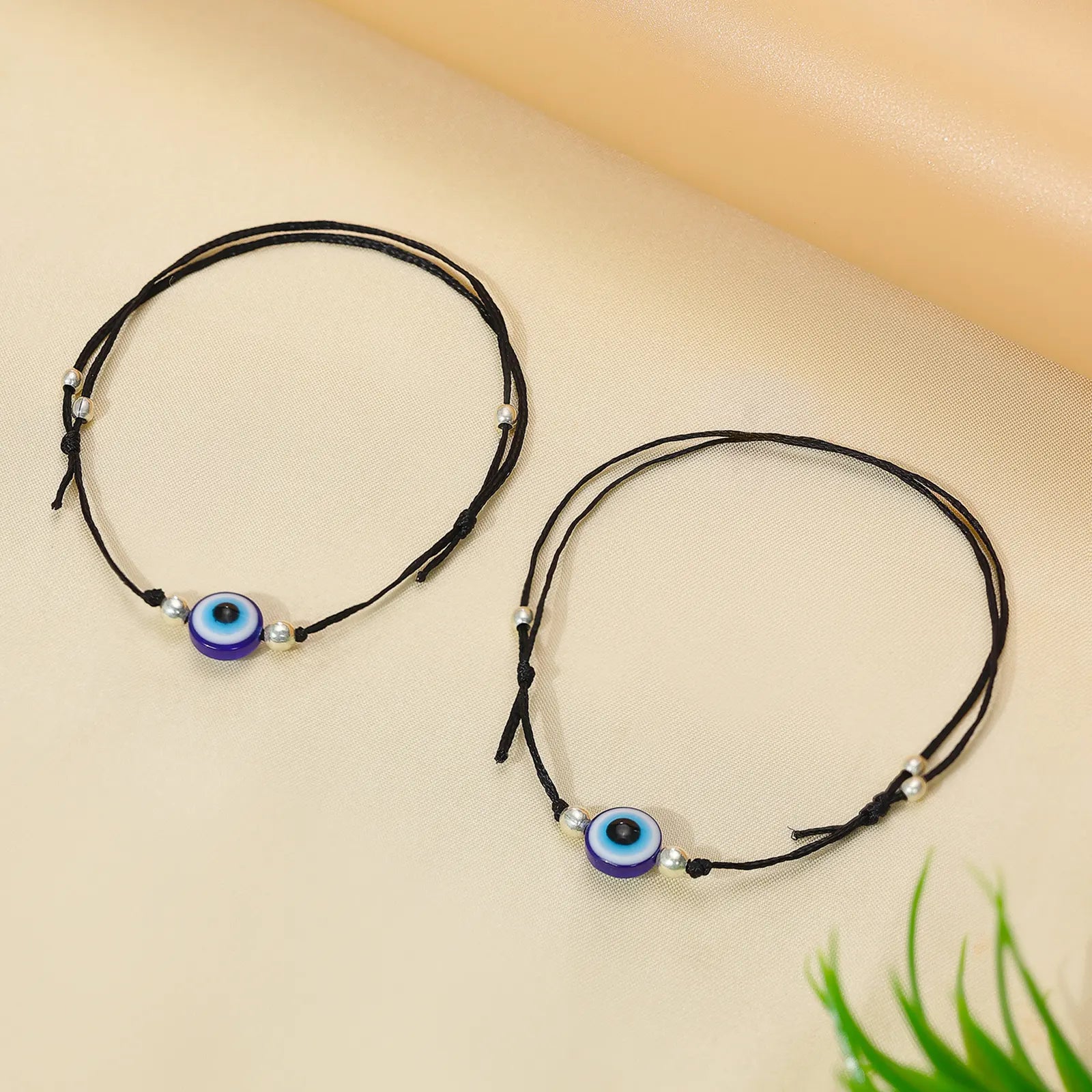 Evil Eye Black Thread Anklet