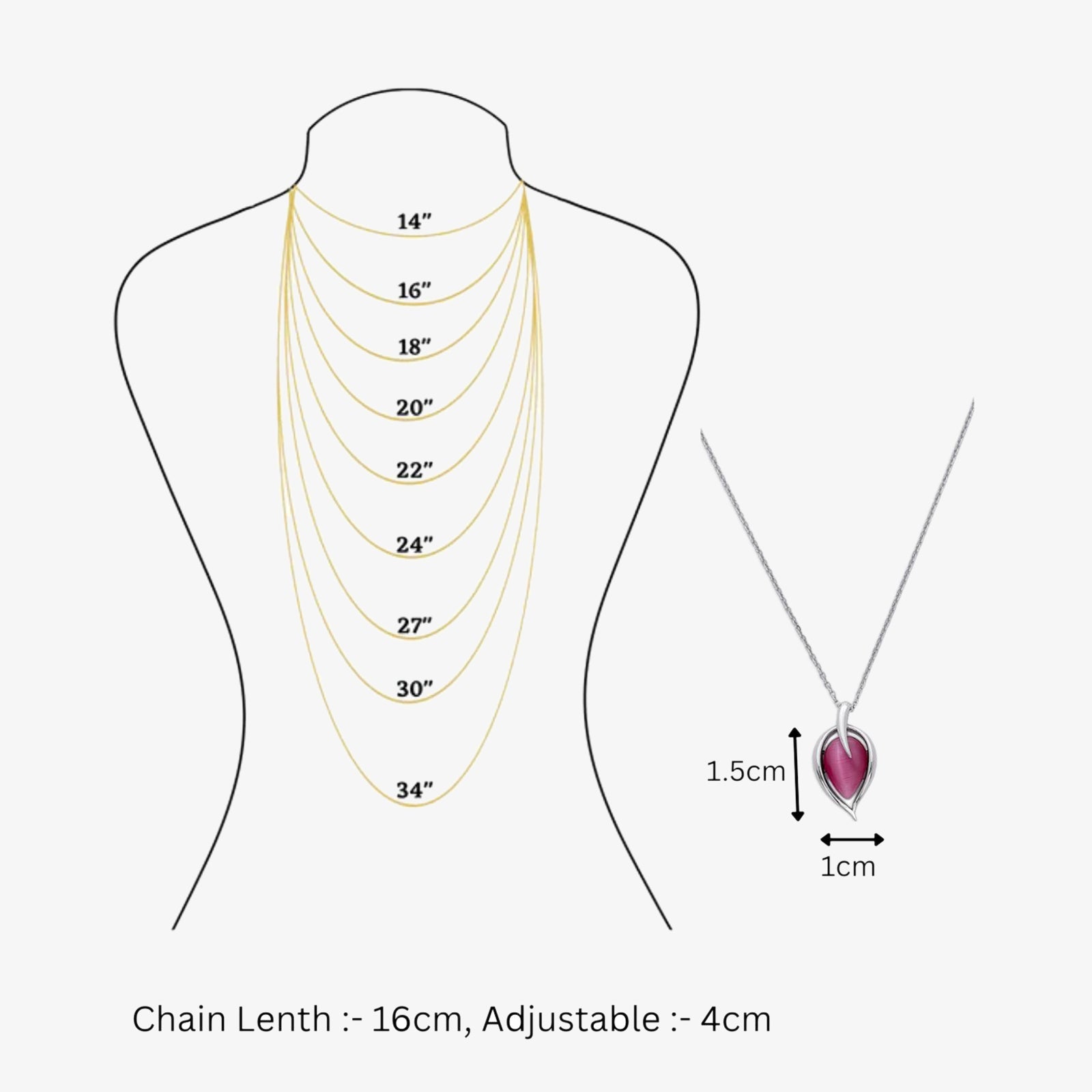 Pink Leaf Silver Pendant Necklace - Tweov Jewels