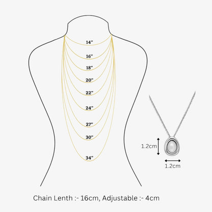 Neck Chain For Women With White Opal