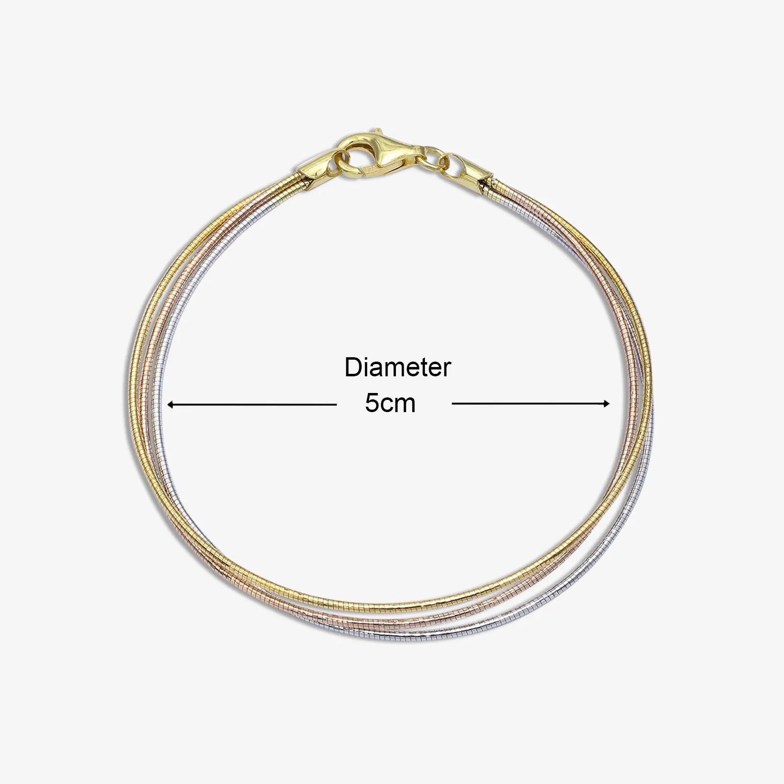 Triple Layer Sterling Silver Snake Bracelet - Tweov Jewels