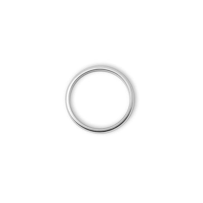 925 sterling silver plain classic ring for men