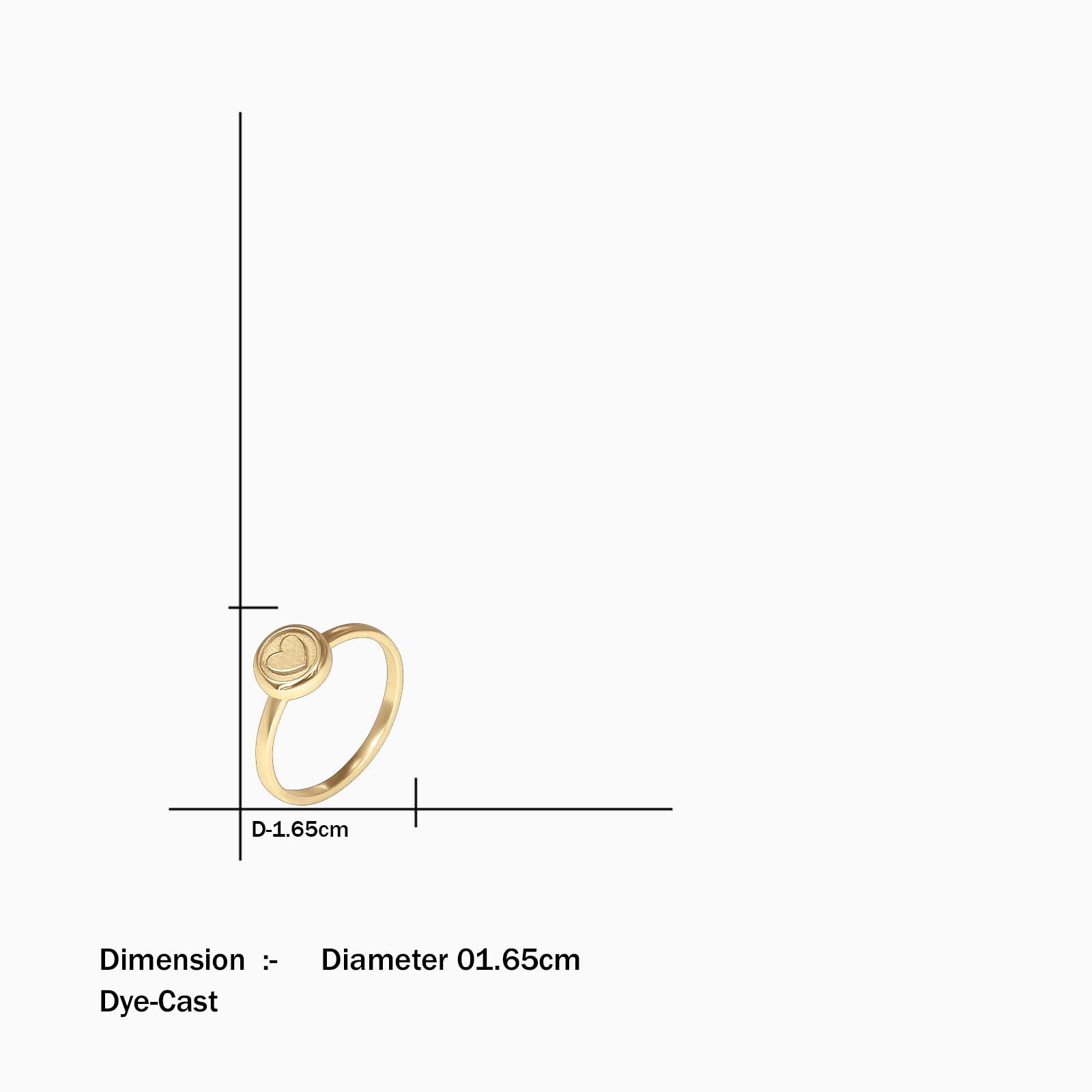 silver ring for women - Pure Silver Ring &#8211; Romanticised With Gold Finish