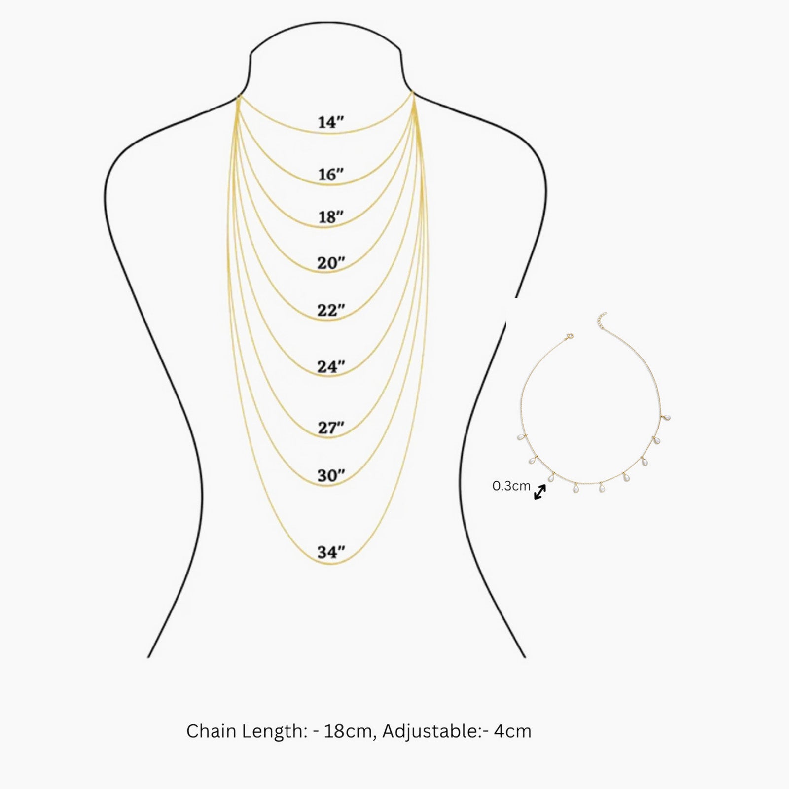 Pure Silver Necklace - Opulent Aurora Rose Gold Pearl Chain