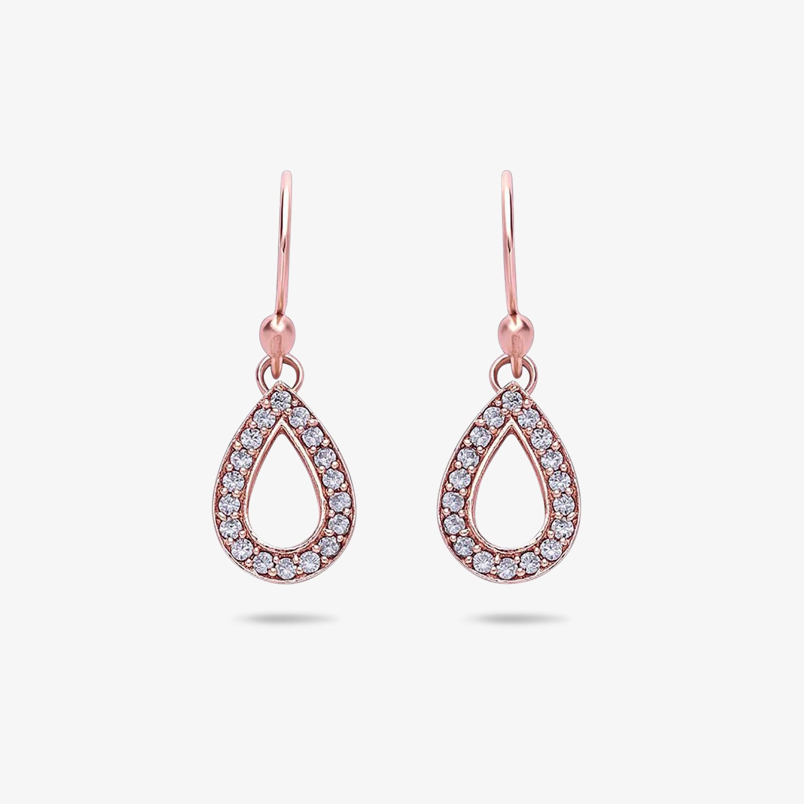 Pure Silver Earrings - Enriched With CZ Stones