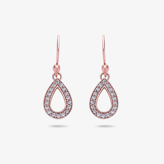 Pure Silver Earrings - Enriched With CZ Stones