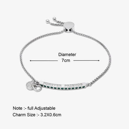 925 Sterling Silver BFF Friendship Bracelets
