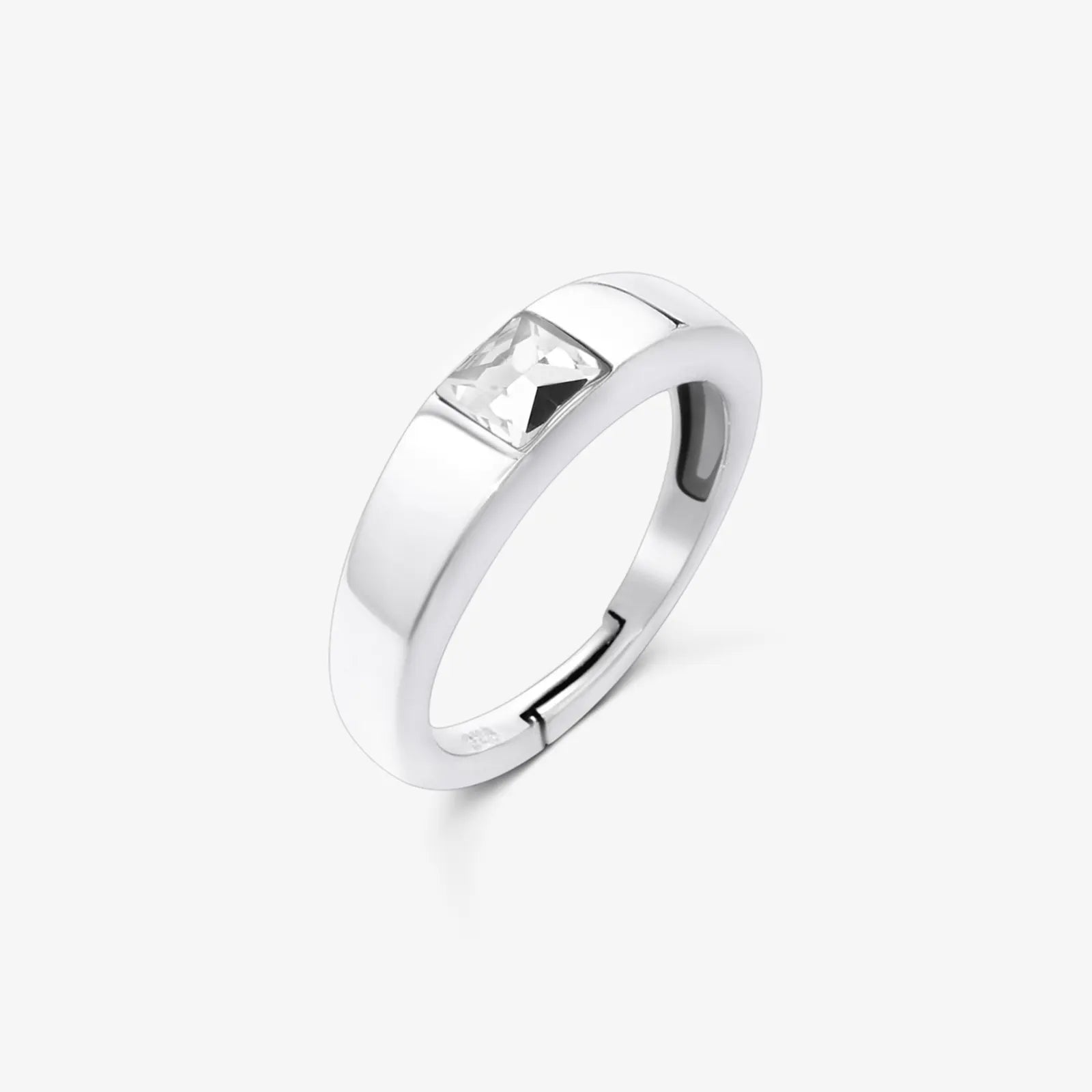 925 sterling silver white stone ring