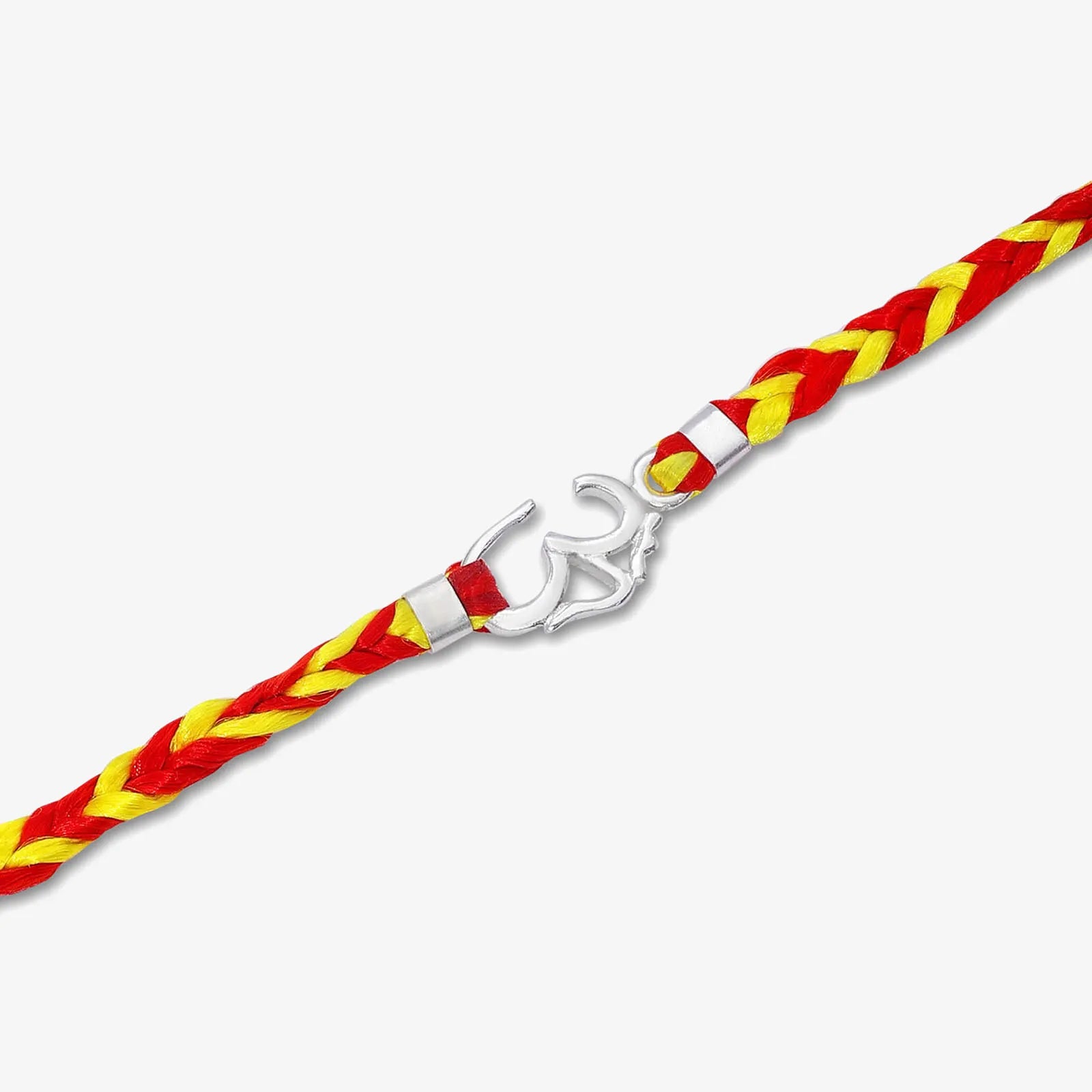 Pure Silver Rakhi - Feel The Peace With Om Pendant
