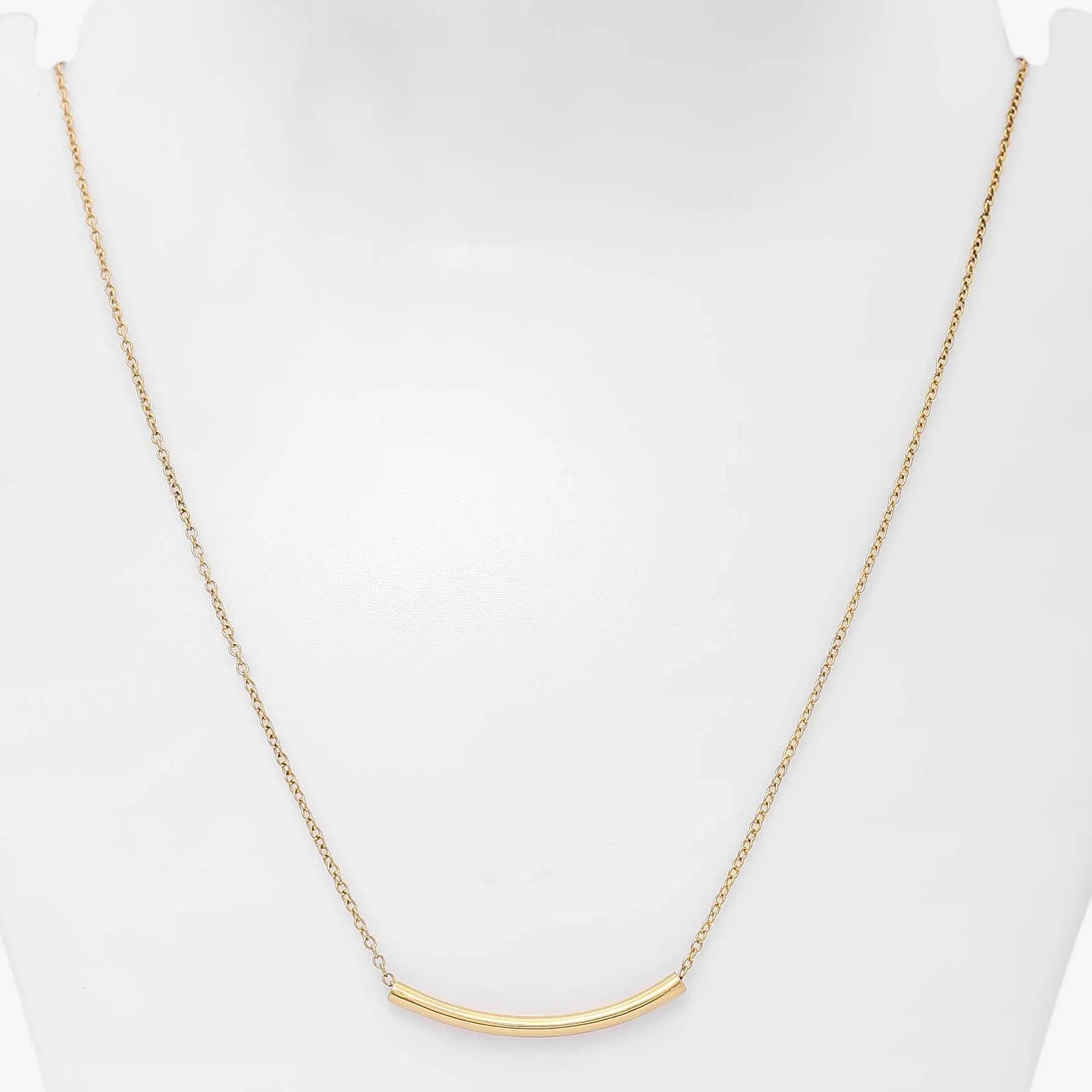 Pure 925 Silver Necklace - Elegant Gold Plated String Chain