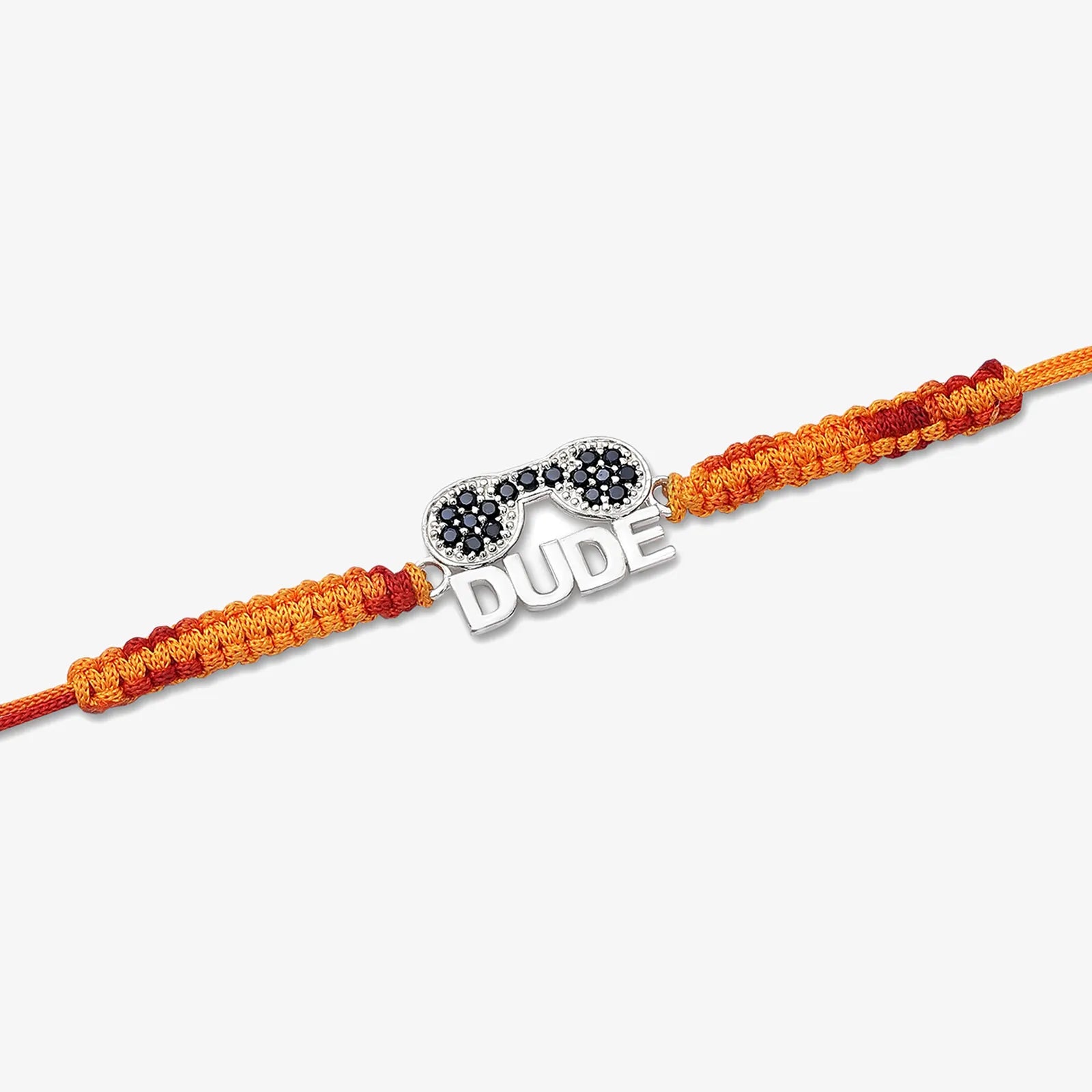 Dude Silver Rakhi for Brother