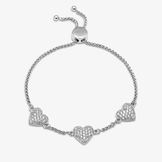925 Sterling Silver Women Heart Bracelet– Symbol of Love