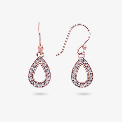 Pure Silver Earrings - Enriched With CZ Stones