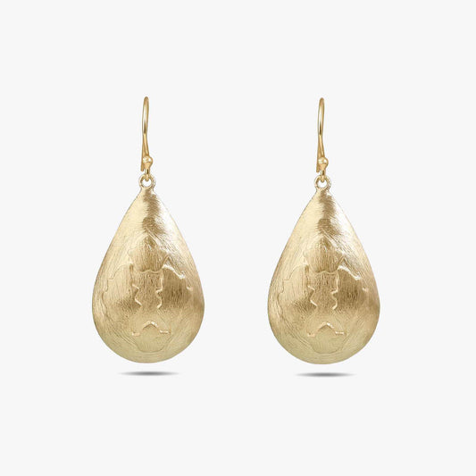 Pure Silver Earrings - Made With Golden Sunrays