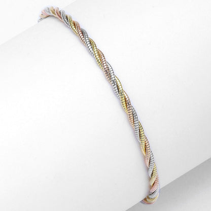 925 Sterling Silver Rope Chain Bracelet