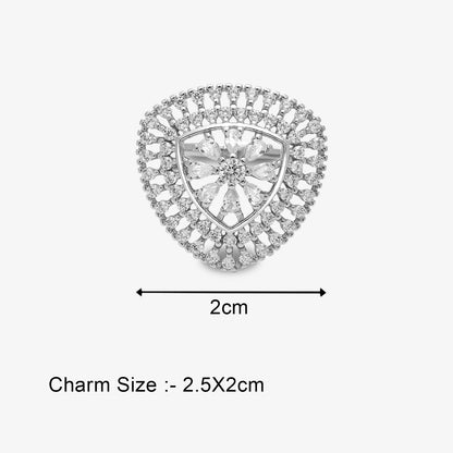 Cubic Zirconia Ring For Women- 925 Sterling Silver