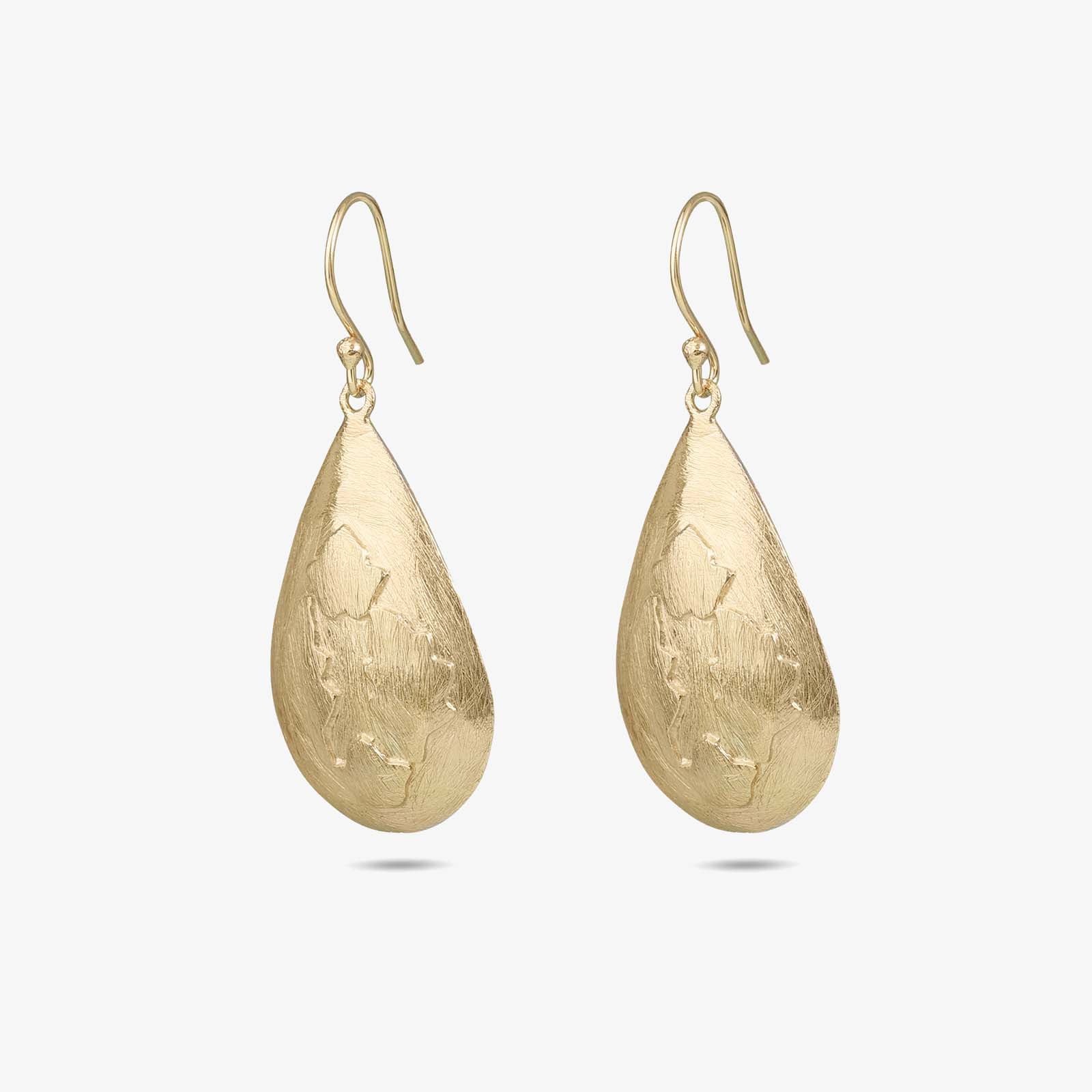 Pure Silver Earrings - Made With Golden Sunrays - Tweov Jewels