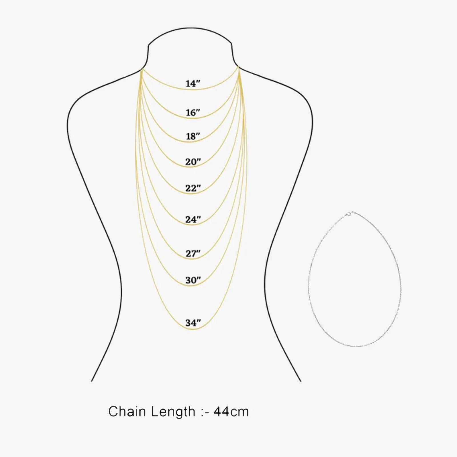 Silver Brick Style Chain