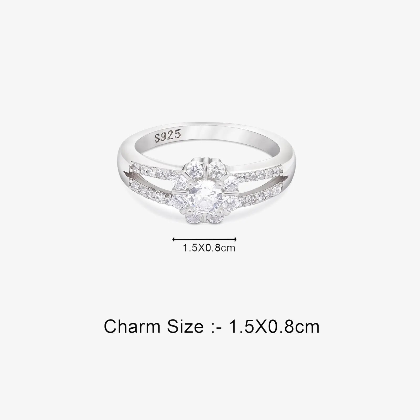 Twin Band Silver Ring for Women - Tweov Jewels