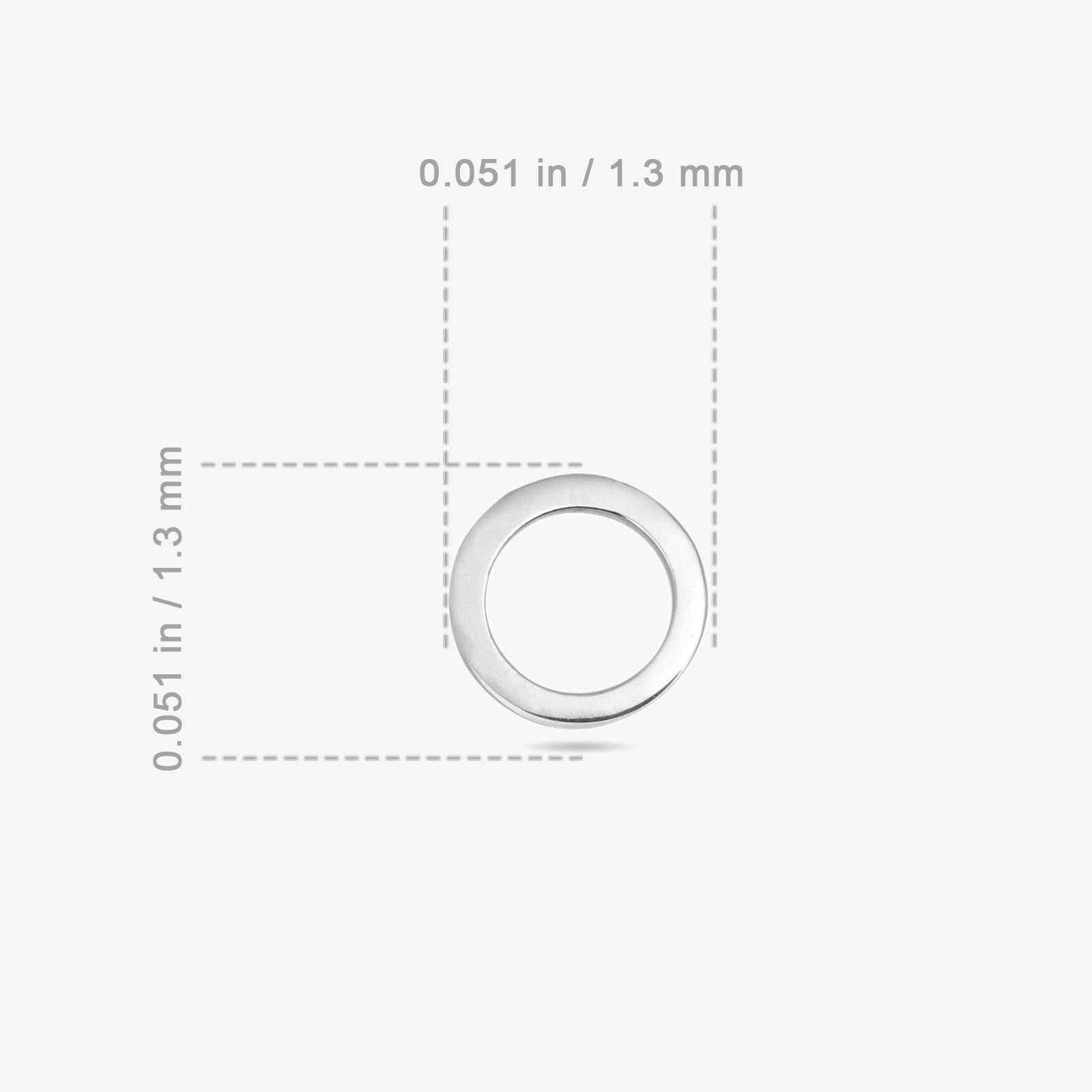 Pure Silver Stud Earrings - Polished Hoop Design