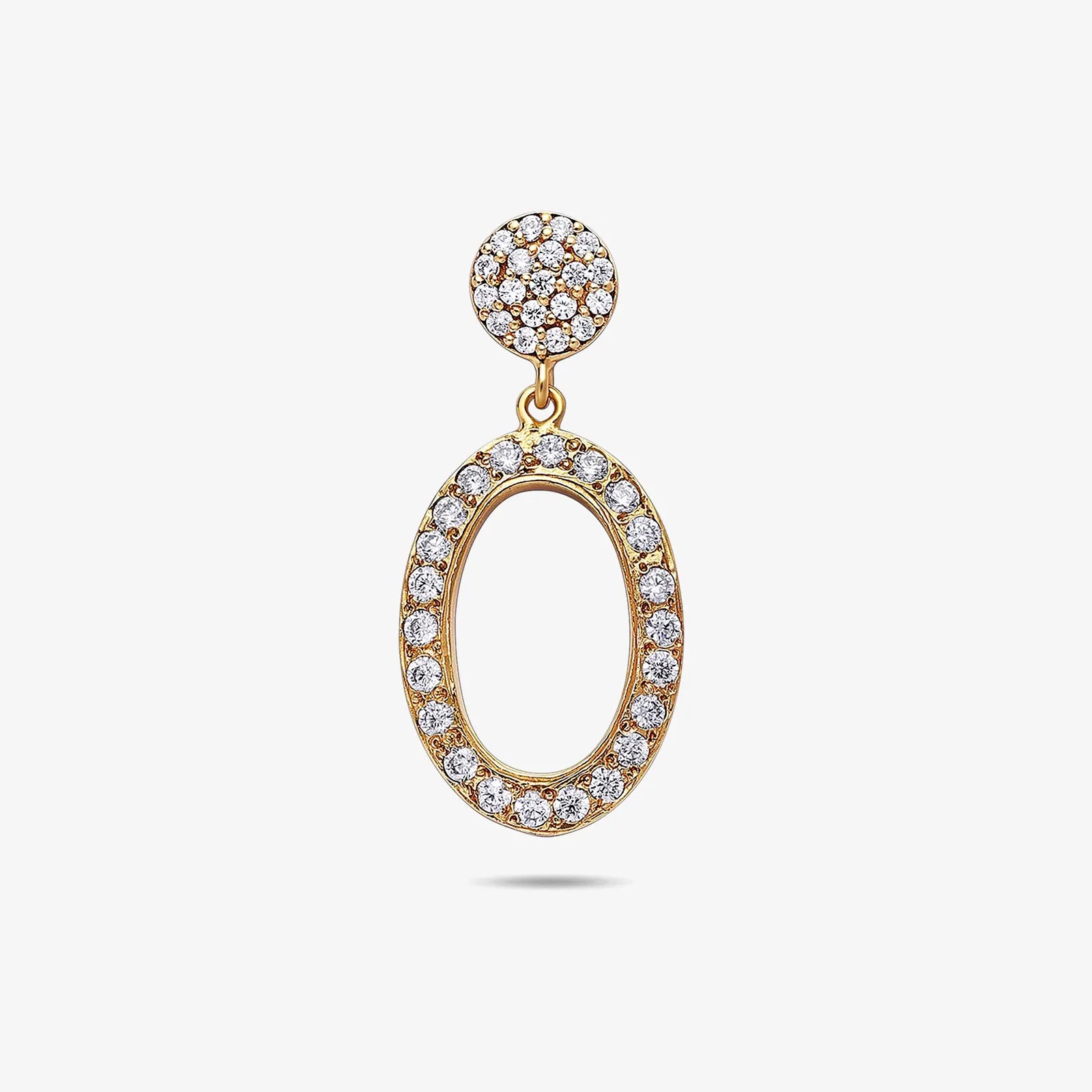 Pure Silver Earrings - Made With Rich CZ Stone
