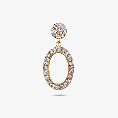 Pure Silver Earrings - Made With Rich CZ Stone