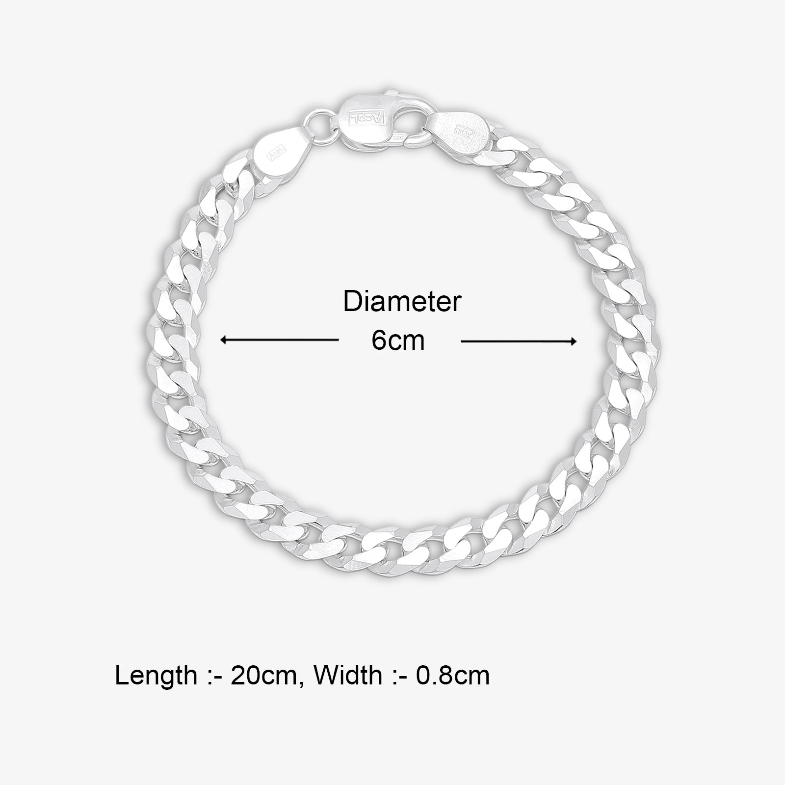 Pure Silver Bracelet - Luxe Cuban Link Model - Tweov Jewels