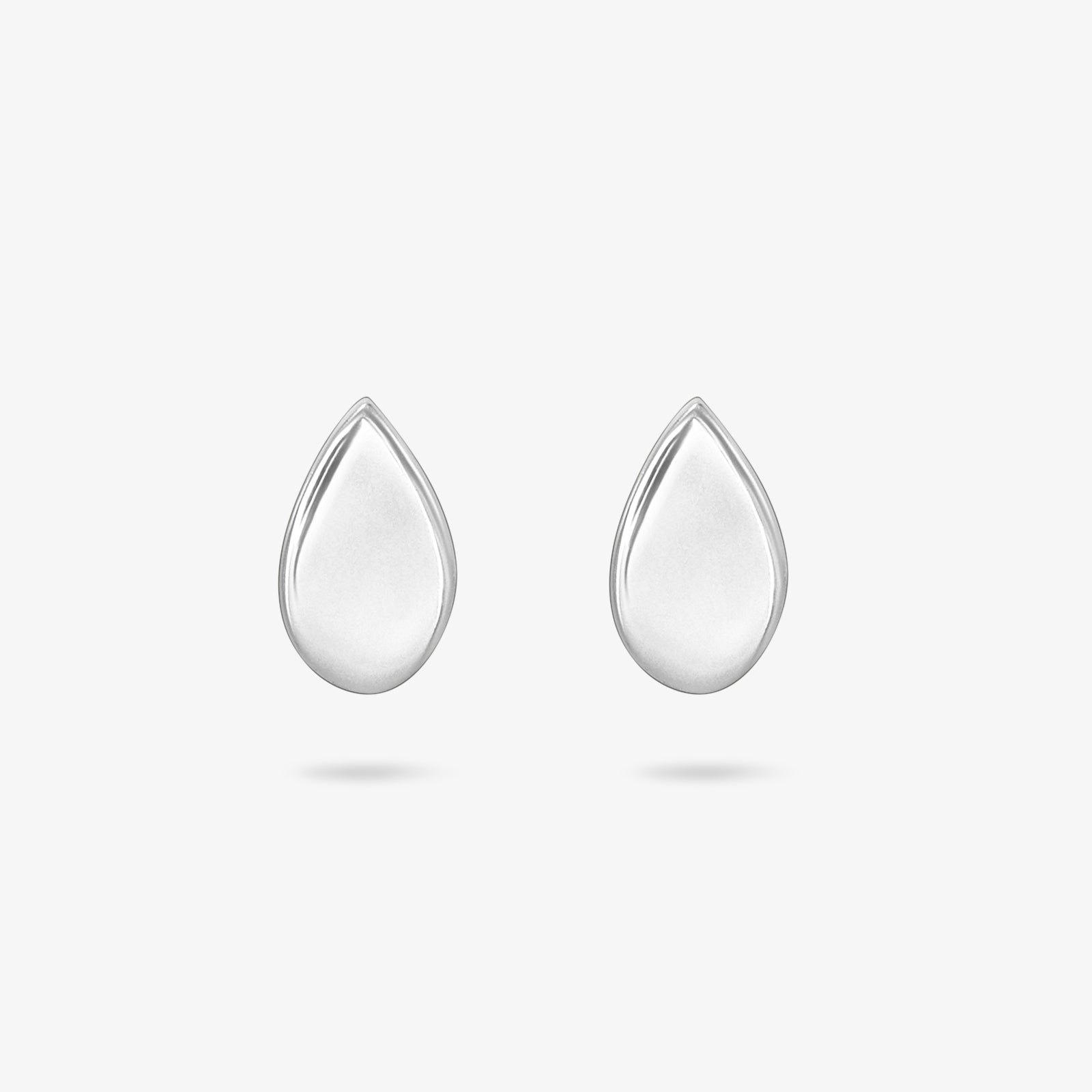 Pure Silver Earrings - 2 in 1 Dew Drop Model With Silver Finish