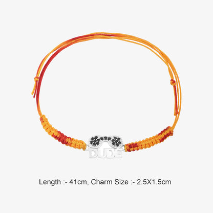 Dude Silver Rakhi for Brother