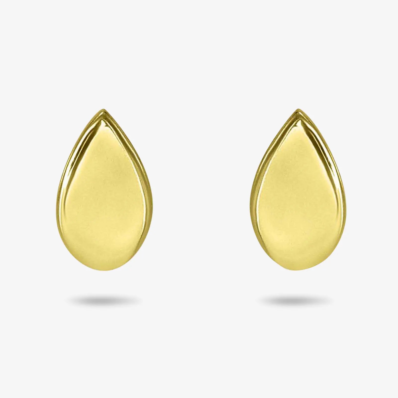 Pure Silver Earrings - 2 in 1 Dew Drop Model With Gold Finish