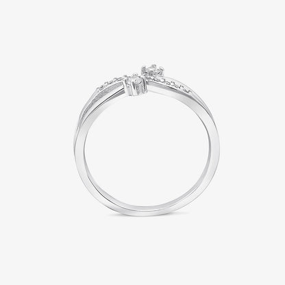 Infinity Cut Silver Ring