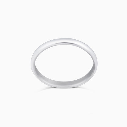 Plain Rings - Pure 925 Silver Ring &#8211; Polished Timeless Band