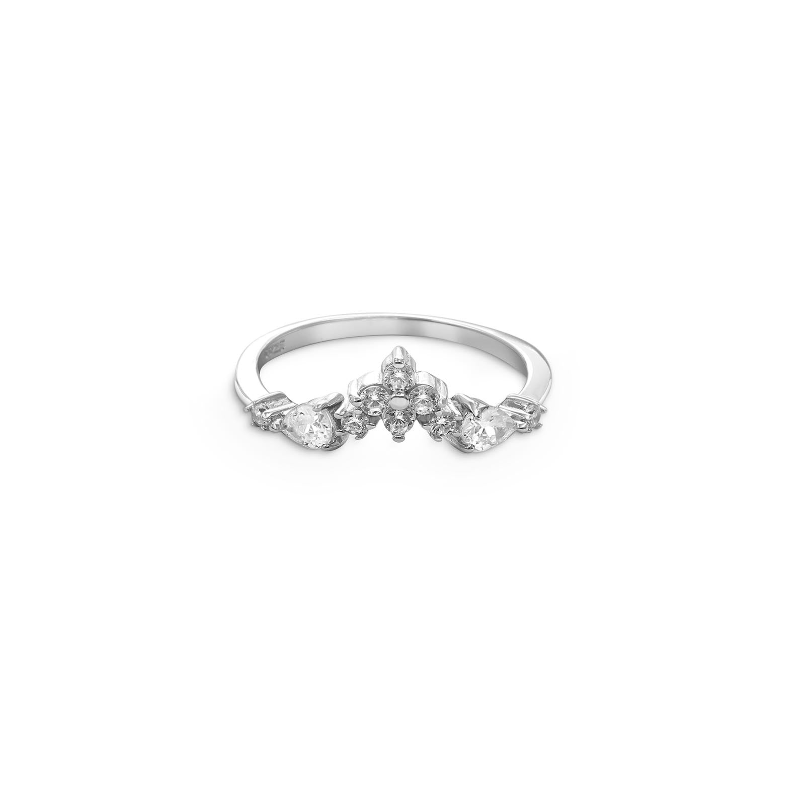 Silver Floral Ring for Women - Tweov Jewels