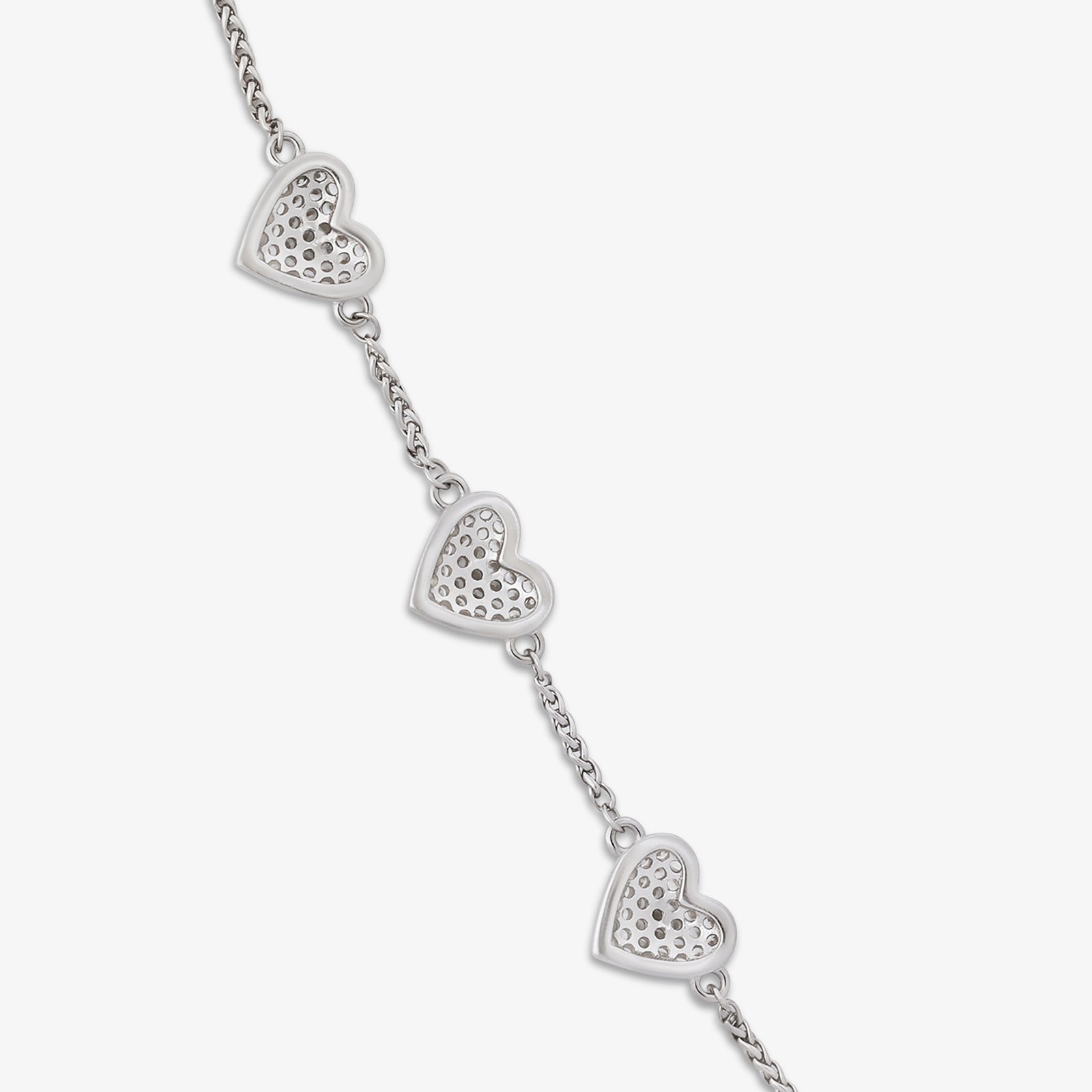 Silver Heart Bracelet for Women - Tweov Jewels