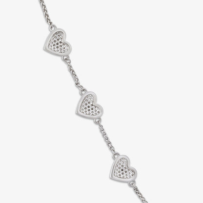 Silver Heart Bracelet for Women - Tweov Jewels