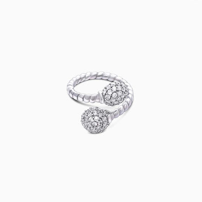 Proposal Ring - Pure Silver Ring &#8211; Love Made With CZ Stones