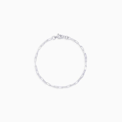 Silver chain bracelet - Pure Silver Bracelet &#8211; Chain-Linking Model