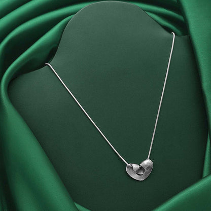 925 Sterling Silver Heart Pendant - Tweov Jewels