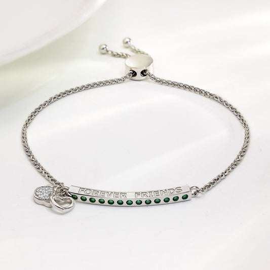 925 Sterling Silver BFF Friendship Bracelets