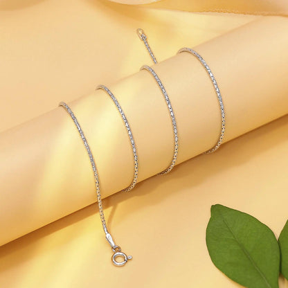 Silver Brick Style Chain