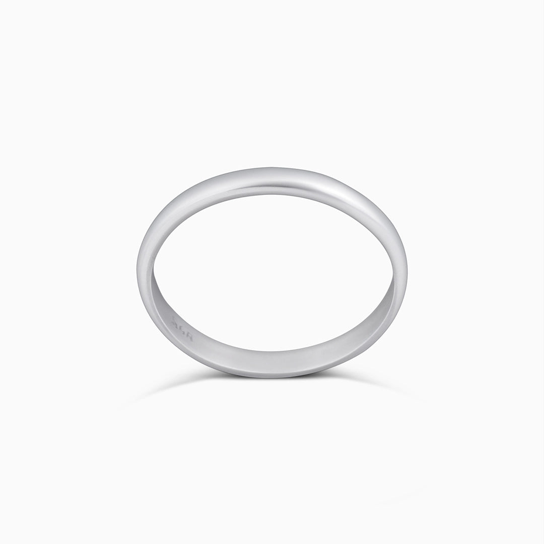 Plain Rings - Pure Silver Ring &#8211; Made With Subtle Look
