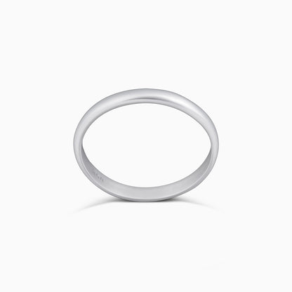 Silver Rings - Pure 925 Silver Ring &#8211; Eternal Heartfelt Plain Model